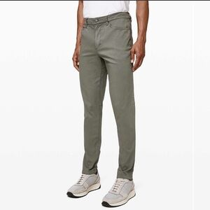 Lululemon Mens ABC Slim Pant in Washed Grey Sage 33x29